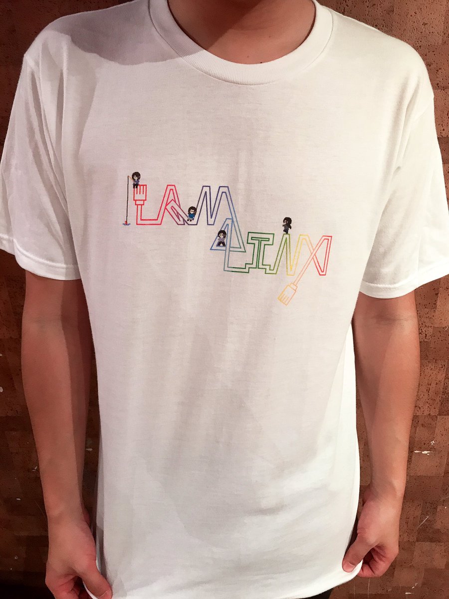 LAN4LINX's tweet photo. コソコソとグッズ製作をしており、最近バンドのTシャツの試作品が届きました。
まだデザイン等手直しなどが有り販売は未定ですが完成お楽しみに！ https://t.co/3W5j0HhjyT