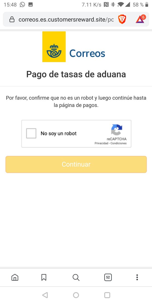 dantart's tweet image. Ojo phising simulando a @Correos. No caer en la trampa. Fijaros en la dirección donde va. En cualquier caso, nunca fiarse de mensajes donde se te invita a poner una forma de pago. cc @policia @guardiacivil