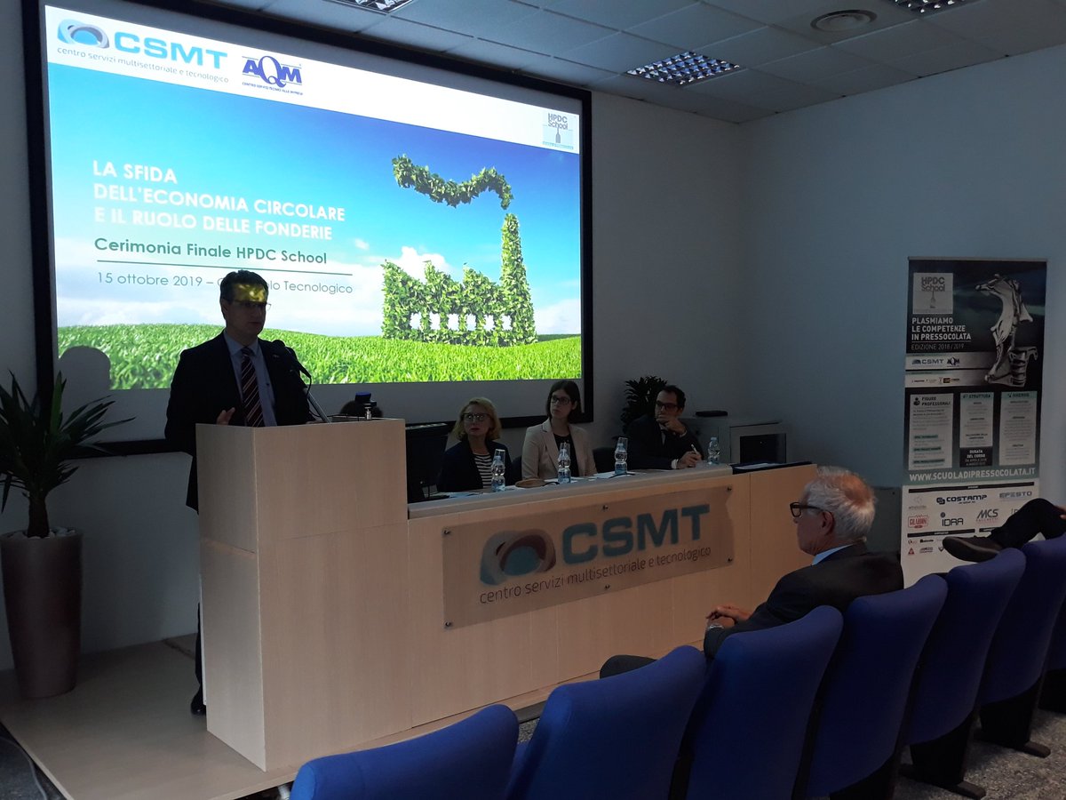 CSMThub's tweet photo. Al via in @CSMTgestione i lavori dell'evento organizzato con il partner #AQM dedicato alla sfida dell'#economia #circolare e al ruolo delle #fonderie
#industriafusoria #economiacircolare #sostenibilità #progettigreen #hpdcschool https://t.co/dxxy5yZ9P0