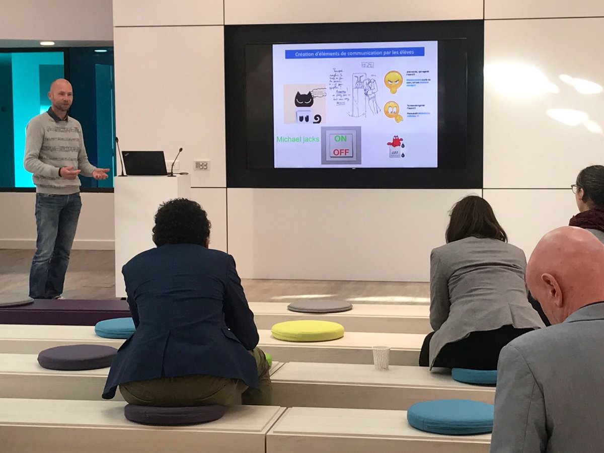 [Atelier] « La maîtrise de l’énergie n’est pas synonyme d’inconfort mais c’est prendre conscience de l’énergie consommée pour rien » 
Premier à faire des tests sur les lycées bretons, #BeFlexy sensibilise et mobilise aussi les élèves 👨‍🎓#smartbuildings