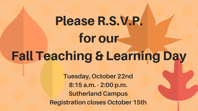 FlemingLDS's tweet photo. Registration for our upcoming Teaching &amp; Learning Day closes very soon! Are you on our list? 

If not, be sure to join the over 60 participants who have already signed up: https://t.co/XZ3Ei3XHgS

#FlemingLDS #NFE2019 https://t.co/5hoYdyWym0