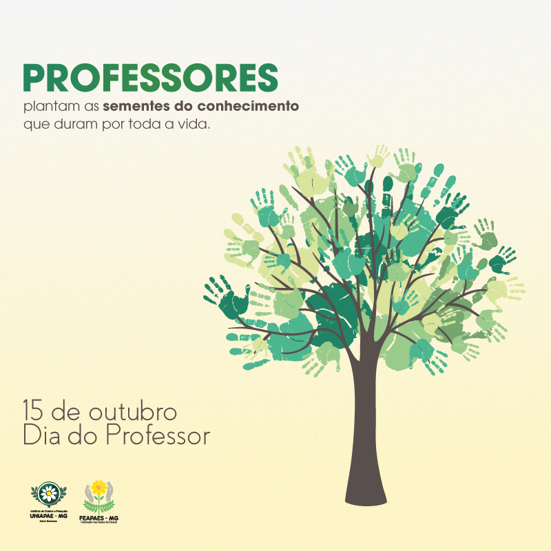 feapaesmg's tweet photo. O abraço especial da Feapaes-MG e IEP Uniapae-MG a todos os professores que compõem a Rede Mineira das Apaes 👏🏻✨📚 

#diadoprofessor #apae #apaes #mg #minasgerais https://t.co/EDSOgpLaHF