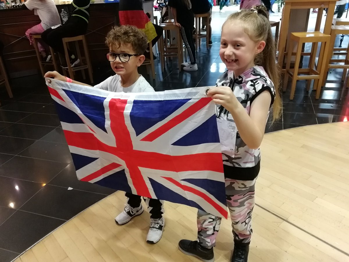 FldDance's tweet photo. TeamGB Mini Kids Reppin the UK🇬🇧
#ido #idouk #teamgb #idoTeamGB #IDOWorldHipHopFinals2019 #Germany #fldstreetdance #wiganontour https://t.co/djZHmEdOOd