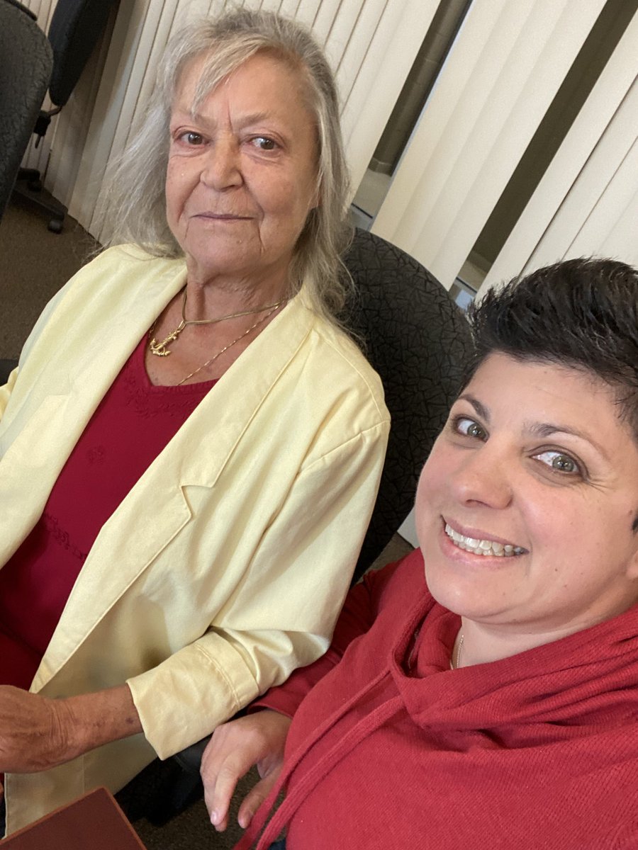 Norma from @georgiancollege #StudentSuccess is wearing red today to show her support for students with dyslexia. #DyslexiaAwareness #markitred @scanningpens @CanadaDyslexia #markitread