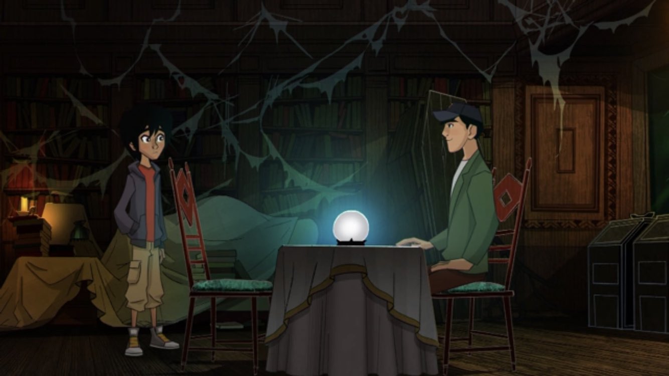 オオタケマナミ 夜の制作タイムに ディズニーチャンネルのアニメとか流してる 今だとハロウィン特集とかあるし いい ベイマックス ザ シシリーズのお化け屋敷の話面白かった 絵もいいな T Co Rru3a7ugem Twitter