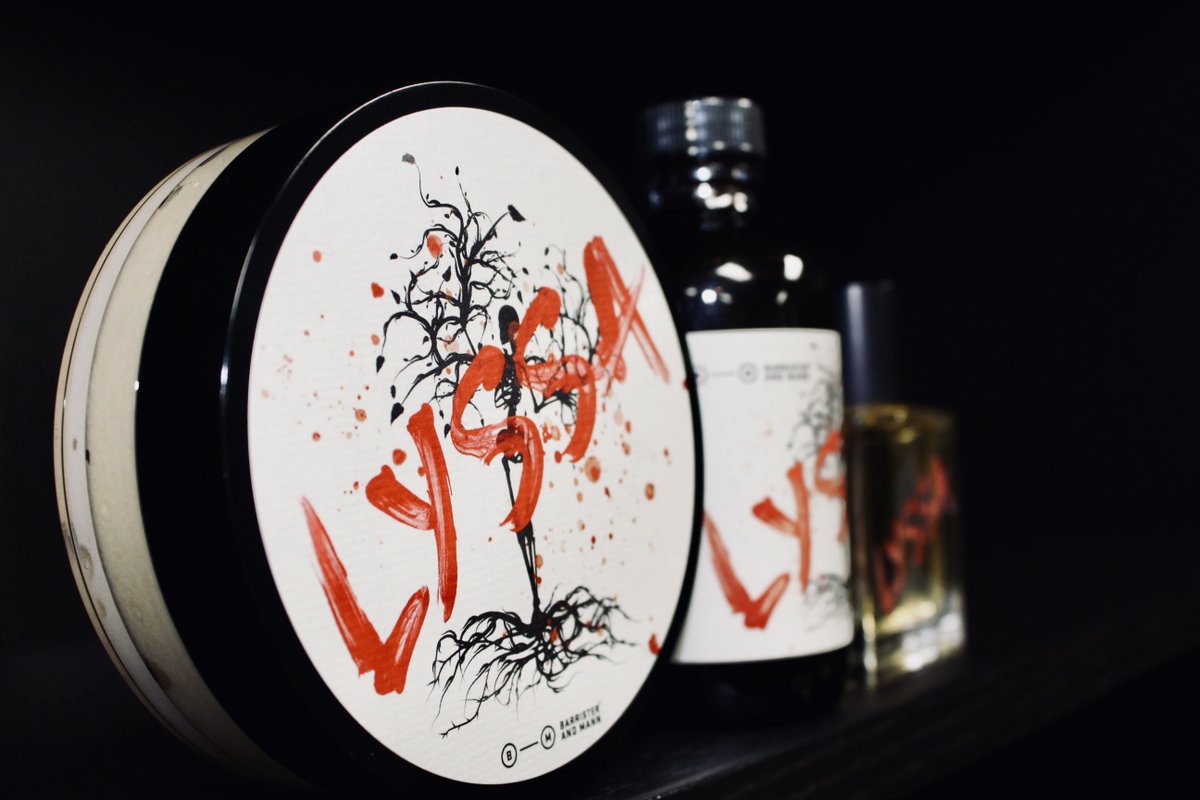 Lyssa From Barrister and Mann will release at 12pm EST. Lyssa along with all new Items SHIP FREE in the contiguous US. Notes: Rose, Geranium, Ashes, Nutmeg, Saffron, Sage, Oud, Labdanum, Oakmoss, Patchouli, Tobacco, Smooth Musk, and Violets

ow.ly/nPkq50wK2Sm