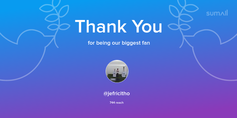 ArtAlexGuzman's tweet photo. Our biggest fans this week: jefricitho. Thank you! via https://t.co/IHbKwSs8OP https://t.co/NP8SPdP8pt