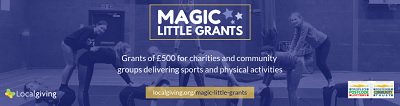 BAVO_CVC's tweet photo. Apply now for #MagicLittleGrants small one-off grants! #Localgiving has teamed up with #PostcodeCommunityTrust to provide a free annual Localgiving membership and a grant of £500 to small charities and community groups https://t.co/PByPojA1kI @Localgiving https://t.co/IIo3IKy7Jr