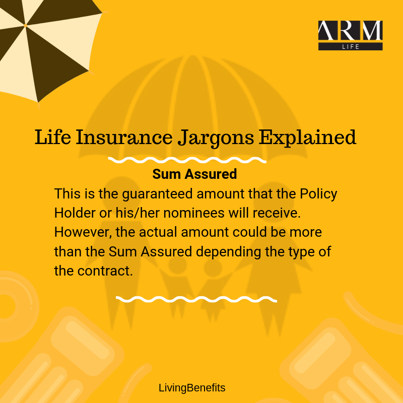 armengage's tweet photo. Let's educate ourselves about some terminologies in Life Insurance. 

#ARMLife #LifeInsurance #SumAssured #LivingBenefits https://t.co/PHG0cxOSfZ