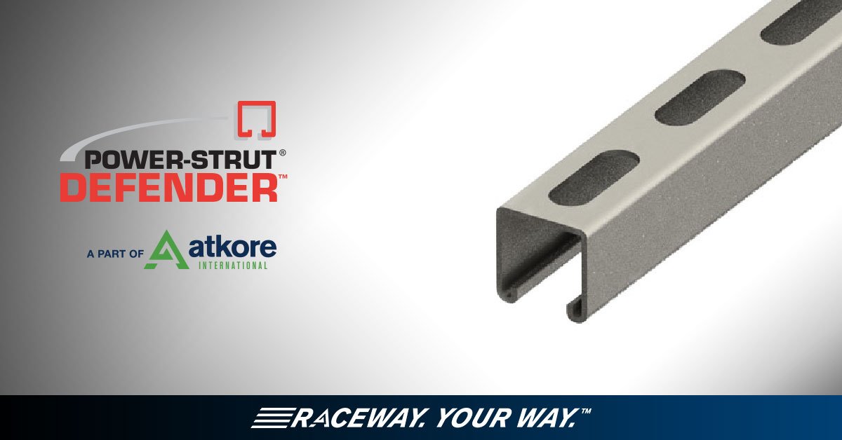Atkore_Inc's tweet photo. Power-Strut, the original metal framing, underlines our commitment to produce products you’ll be proud to install! #ProductOfTheWeek #PowerStrut https://t.co/dEH16IrJu8 https://t.co/9a5a0OsFw6