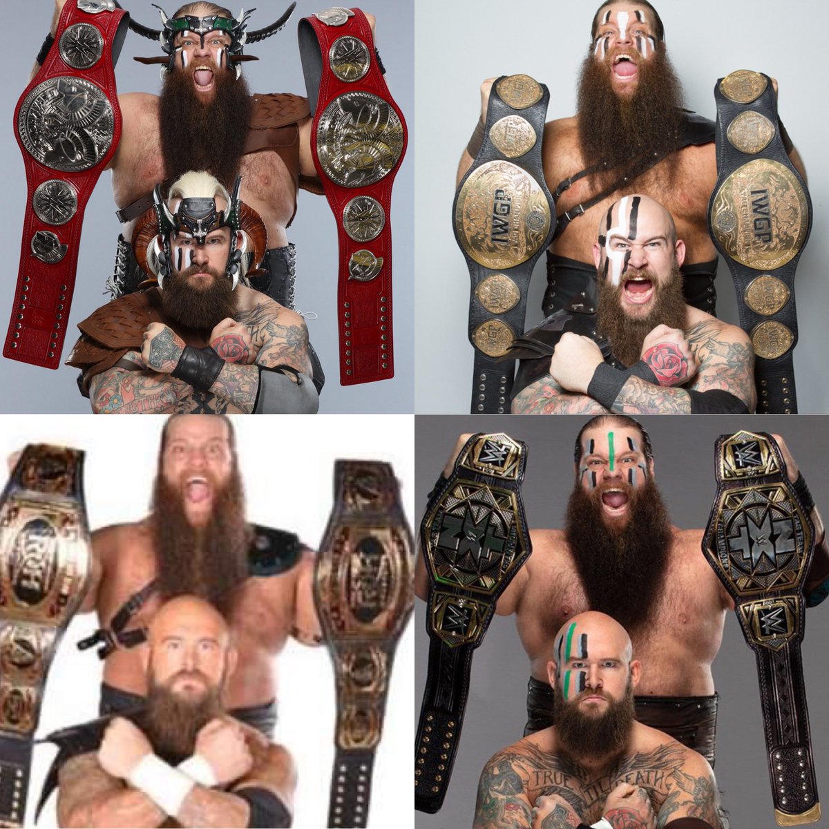 First tag team in history to win IWGP, ROH, NXT, and WWE RAW Tag Team Championships.  Regardless of the name, it has always been the same result. World Domination. 

#vikingraiders #warraiders #warmachine @Ivar_WWE #iwgp #njpw #roh #nxt #wwe #raw #worlddomination #jointheraid