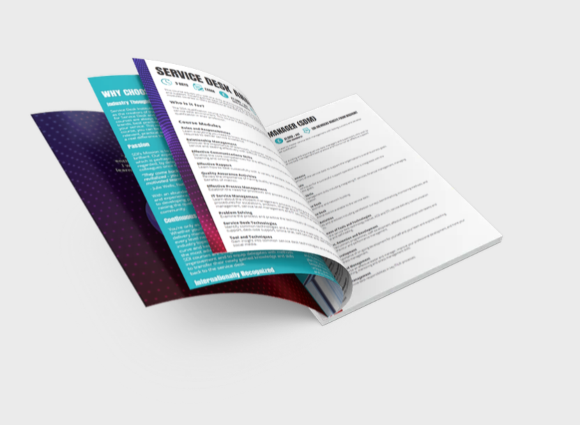 sdi_institute's tweet photo. Download SDI's Training &amp; Development Brochure here: https://t.co/a2SBlIvN6s  to see our 2020 Courses, Workshops &amp; Qualifications 💻⭐️📈👩‍💻🎓🌎🏆🥇📃 #ITSM #ServiceDesk #SelfService #Metrics #CustomerExperience #Analyst #ServiceManagement #ServiceImprovement https://t.co/fkhk76X5m3
