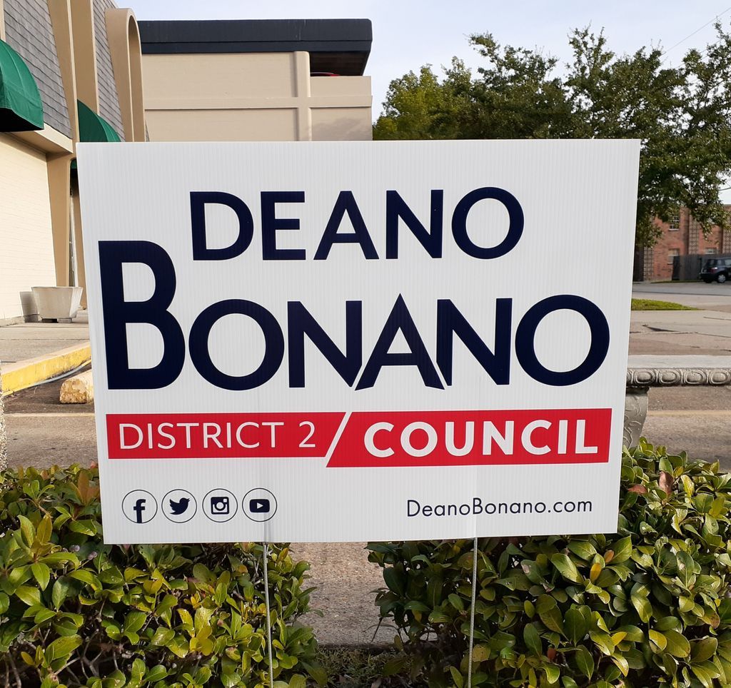 Don't take down your Bonano signs! We're in a runoff, which means the election's not over yet! The next election date is November 16th, so hang in there with us and we promise to work harder than ever to represent Jefferson Parish. Message us if you need a sign! #ElectDeanoBonano