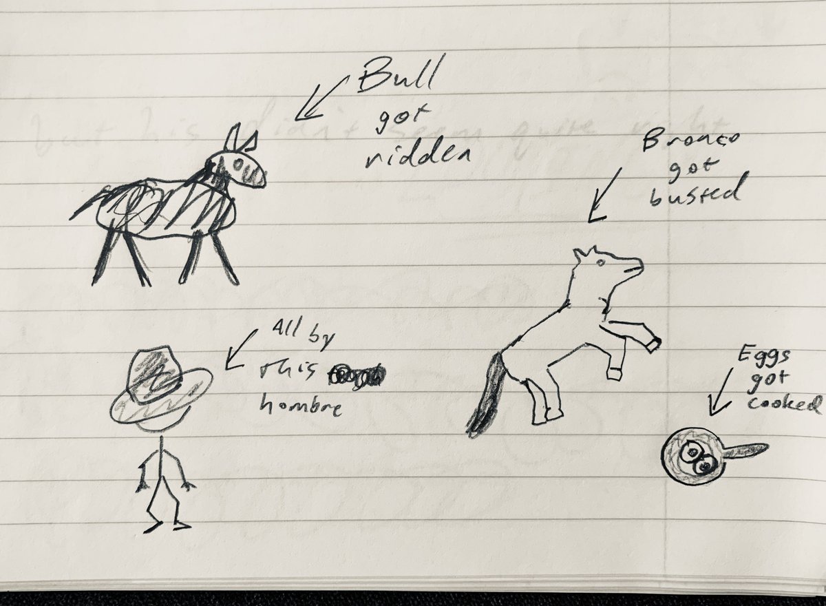mdnorthrop's tweet photo. I loved @KirkScroggs’ The Secret Spiral of #SwampKid. It kept me planted 🌿 on the couch all day & I even dug out an old spiral notebook of my own. Now taking commissions! 🤣🤣😭😭 #DCwriter @DCComicsKids https://t.co/lLBesdgWmN