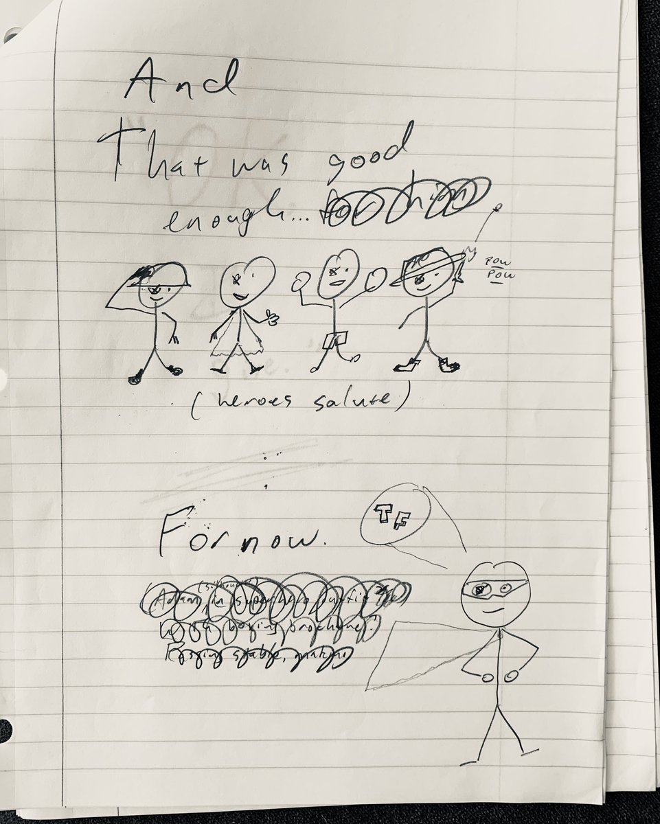 mdnorthrop's tweet photo. I loved @KirkScroggs’ The Secret Spiral of #SwampKid. It kept me planted 🌿 on the couch all day & I even dug out an old spiral notebook of my own. Now taking commissions! 🤣🤣😭😭 #DCwriter @DCComicsKids https://t.co/lLBesdgWmN