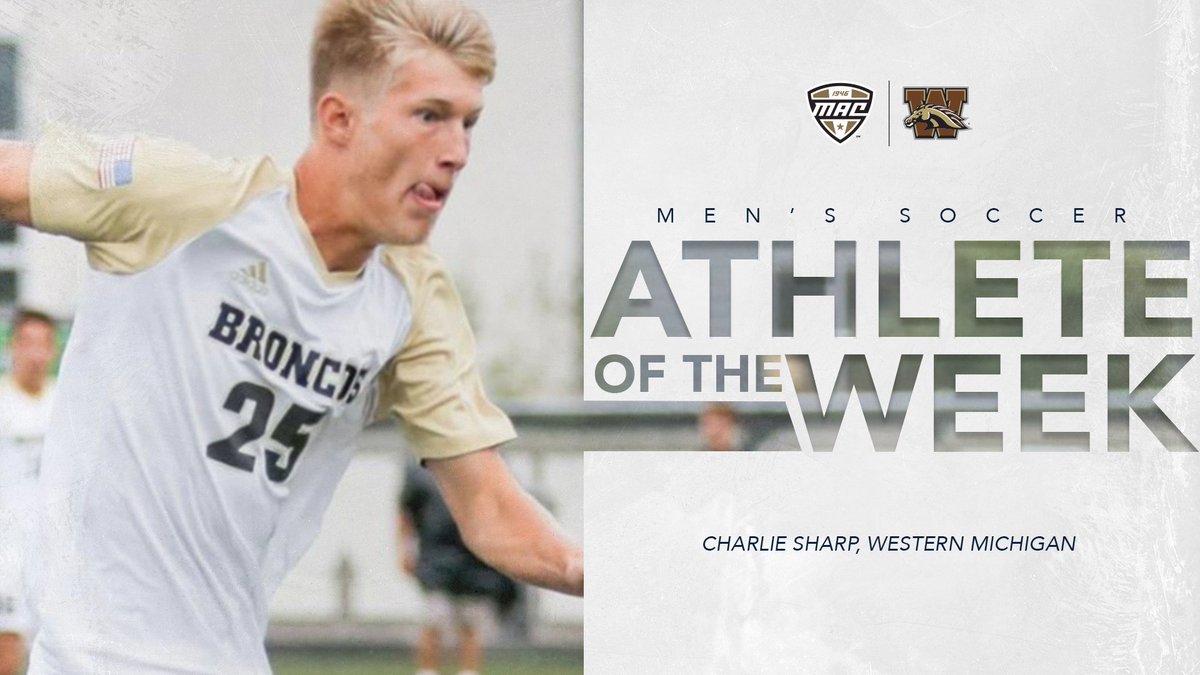 MACSports's tweet image. Sharp as they come 💪

@c_sharp88 scored two goals over two road matches for @WMUMensSoccer. He scored the game winning goal at Oakland on Wednesday, and scored late at West Virginia to secure the victory in their MAC opener on Sunday. 

#MACtion I #WeWillReign
