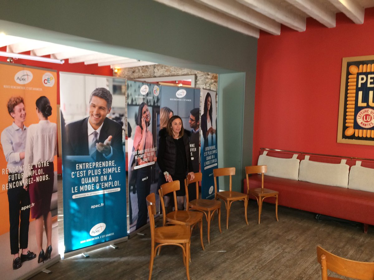 karinegandon's tweet photo. Nous sommes prêts pour vous accueillir #ApecConnect qui aura lieu ce soir a la compagnie du café théâtre à #nantes 8️⃣entreprises présentes #emysis #vlok #teamplastique @ecotropy_ @campatlantique @evolisprinters @ALTEREA_ #hlpaudit on vous attend #job #cadre @ApecPDL #nantes https://t.co/JWxMri1bLd