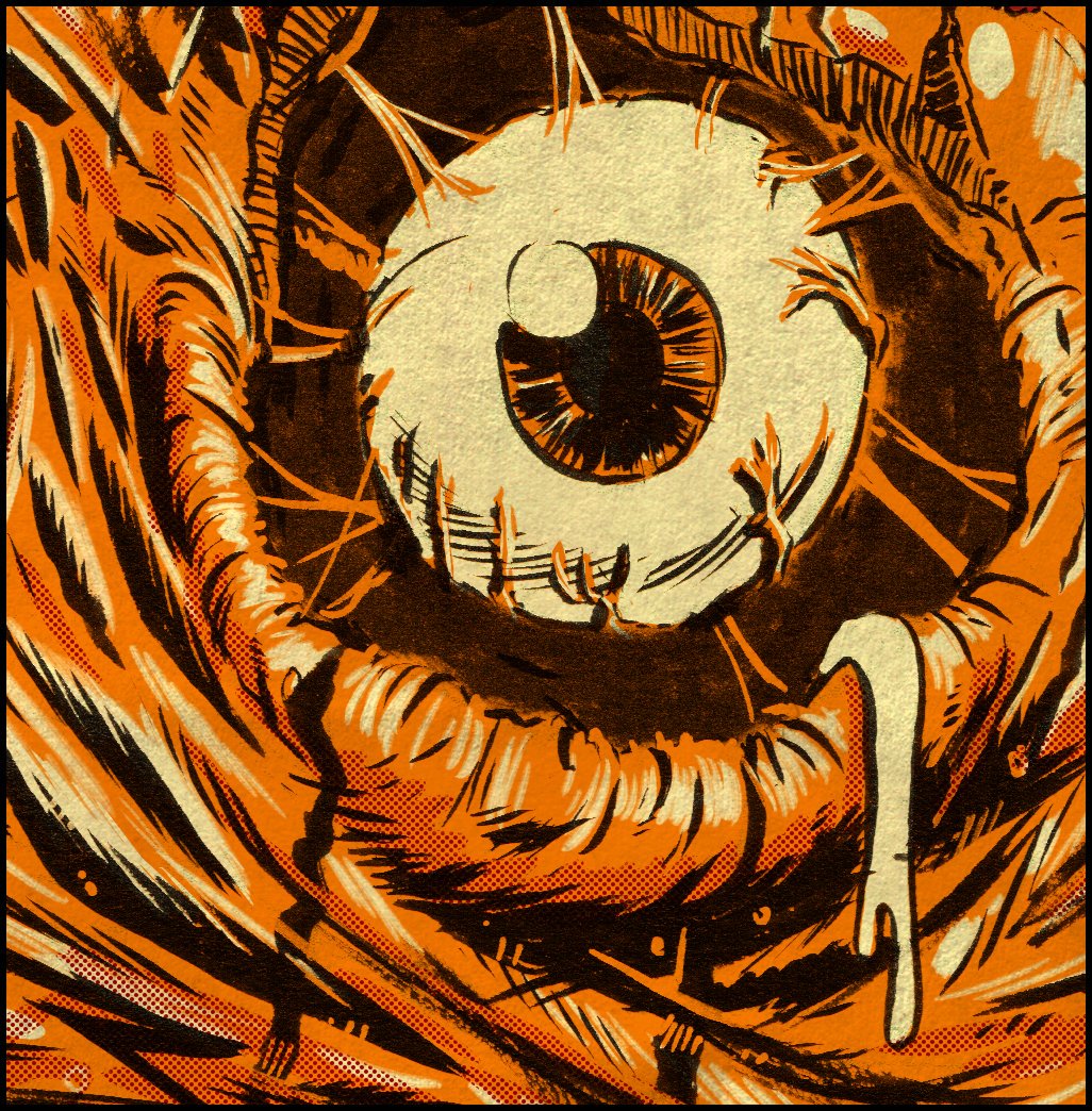 AstroDiabloHQ's tweet photo. Devils and details from my new Halloween cards,listed at https://t.co/q27gbFy6Z8 #Halloween #HalloweenCards #Samhain #Horror #Retro #JackOLantern #HorrorArt #HorrorIllustration #Witches #Elves #Pumpkins #Sheffield #SheffieldIllustration #TrickOrTreat #SomethingWicked https://t.co/hYTfYWYDZ1
