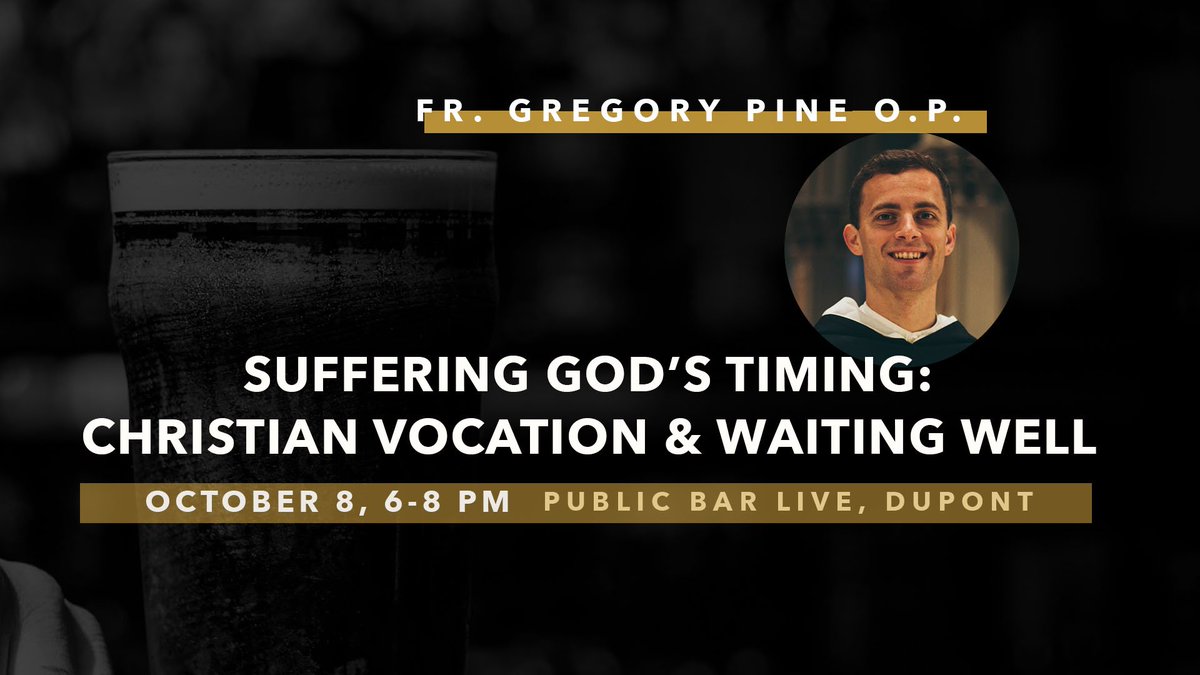 ADWYoungAdults's tweet photo. Couldn't make it to #ToTDC last week? Have no fear! The @WashArchdiocese #podcast is here. Listen to @dominicanfriars' Fr. Gregory Pine's talk on trusting in God's plan for your life: https://t.co/PmBR7r5ug0 https://t.co/9eqx3Tx6Ot