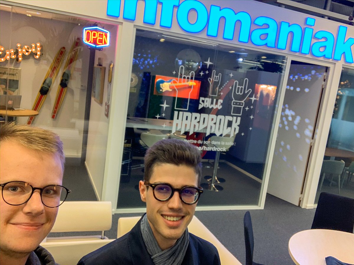CdjNyon's tweet photo. Nos deux coprésidents sont allés visiter les bureaux d’ #infomaniak

Un grand merci à Infomaniak pour l’accueil :) https://t.co/bS2aqNfvXN