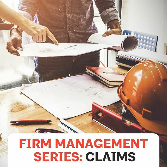 Join us for the first installation of our Firm Management Series! We’ll cover professional indemnity, defects claims, delay claims and the overall process from notification to settlement while using real-life examples of each to give you first-hand exper… ift.tt/2oIPOSZ
