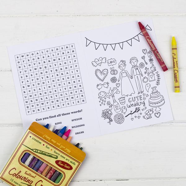 russetandgray's tweet image. Keep your smallest guests entertained at your wedding with our fabulous Little Book Of Wedding Games. Supplied with a pack of traditional crayons these little booklets contain a wedding word search, i-spy and a cute little wedding picture for colouring in.
ow.ly/qyGb50wLIVS