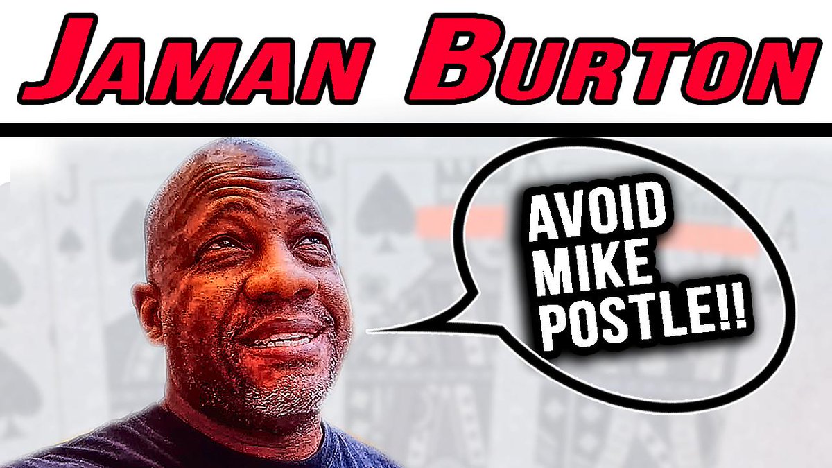 New Poker Life podcast today 3pm EST w/ the first person to warn people about Mike Postle 10 months ago Jaman Burton. Jaman is a hilarious YT vlogger who wants to share his experiences w/ Stones Live &amp; Mike Postle. <a href="/killogram/">The Drawing Dead</a> 

youtube.com/watch?v=vDikNE…