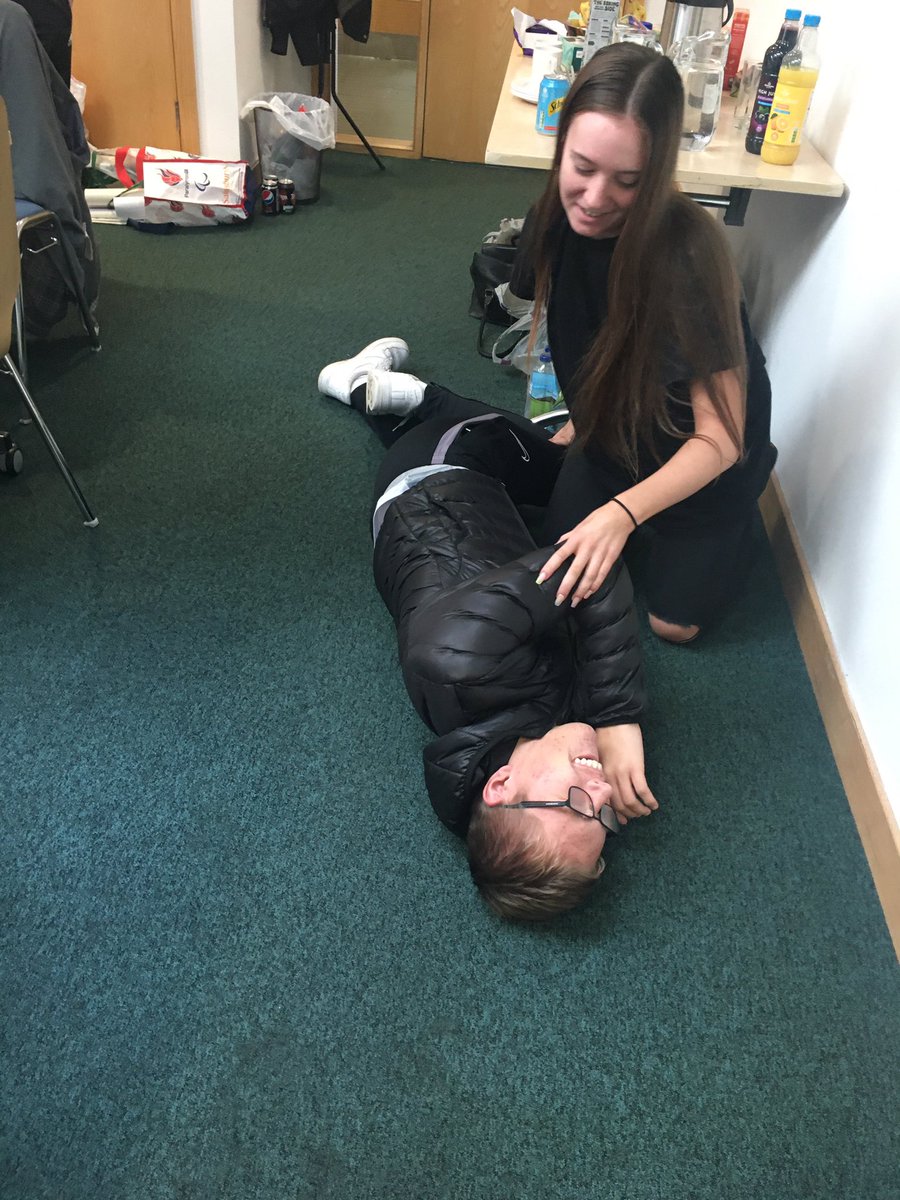 LTHT_CYPD's tweet photo. #WICKEDweek continues with hypos and exercise. Our young people remembered the key messages from yesterday, and demonstrated their skills with the recovery position @Janemischenko https://t.co/UMFoudLkpu