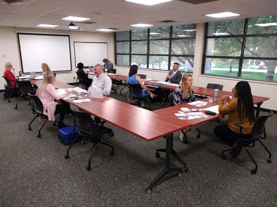 Good luck to all of our education majors participating in Spotlight on Teaching today! Thanks to the school districts who joined us for this event!