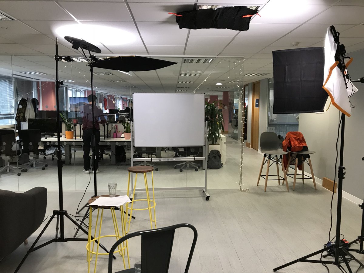 An early 6am start with two different set ups for one great project with @iwoca! Watch this space for the new #FinanceExplained series coming soon...