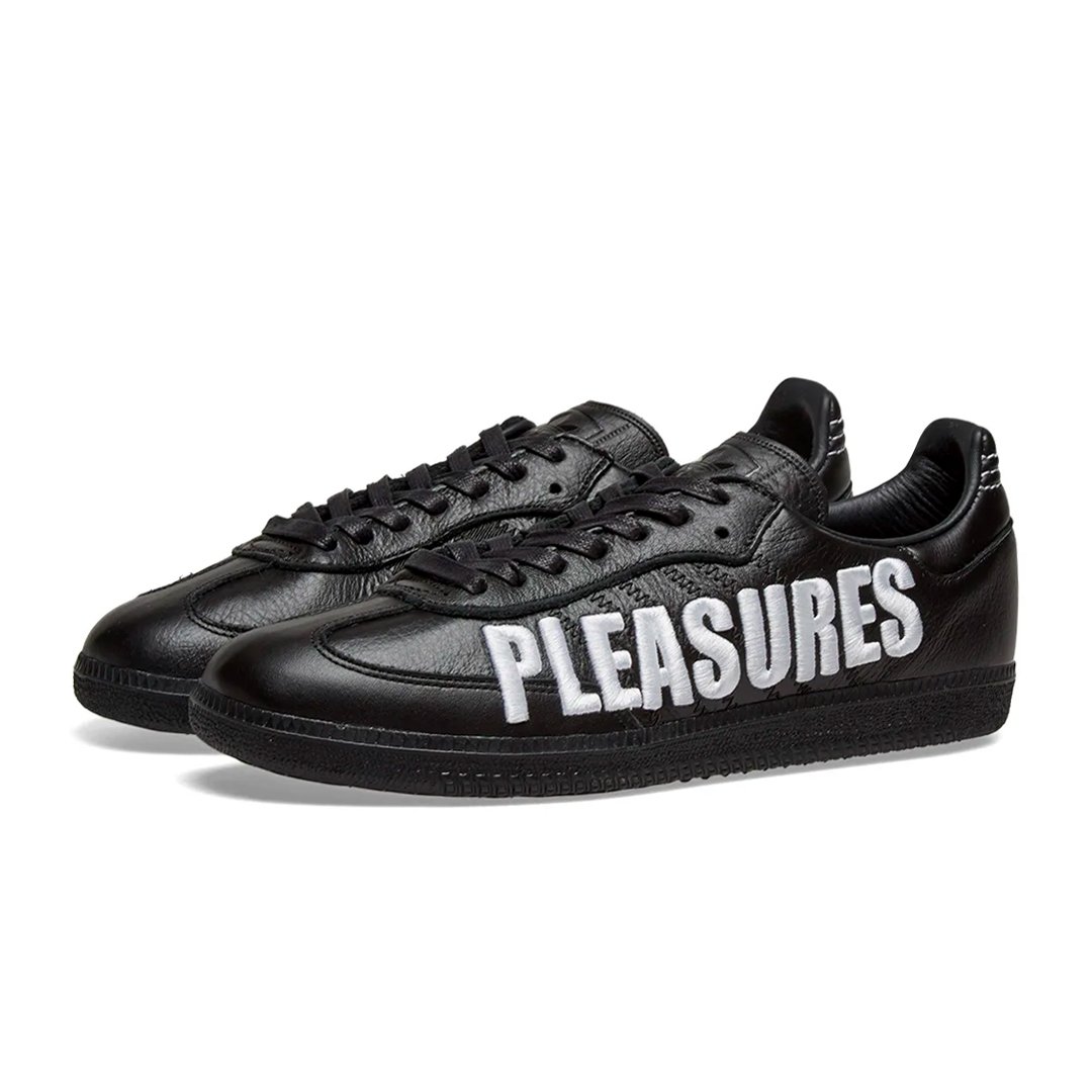 adidasalerts's tweet photo. @endclothing @sivasdescalzo Price reduced on @endclothing.
PLEASURES x adidas Samba.
Retail $175. Now $109.
—> https://t.co/cdTIqZDix8 #ad https://t.co/YkiCZfVGS9