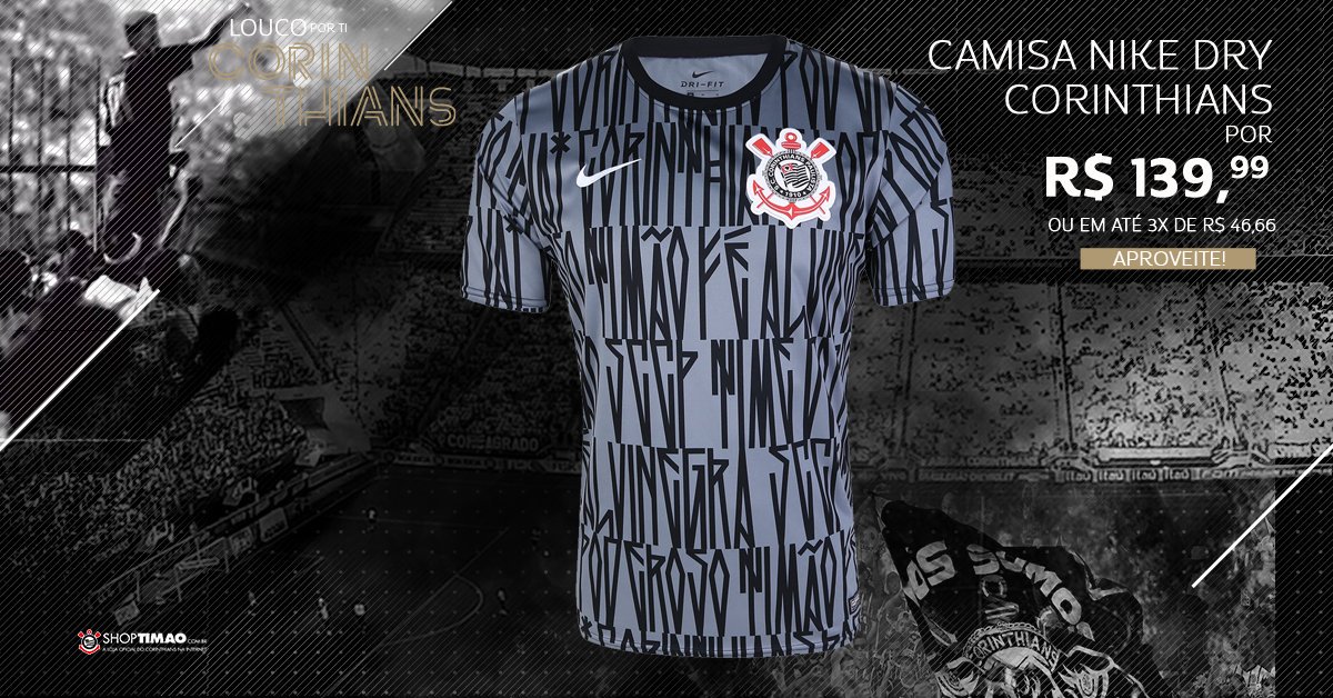camiseta corinthians pichada
