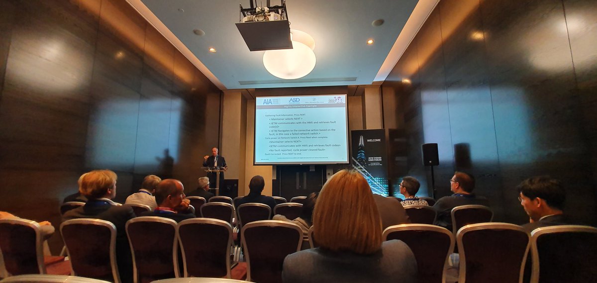LES_ILS's tweet photo. Enjoying a great presentation on Condition Based Maintenance with IETMs by Robert Pearson at the S1000D conference. Some interesting concepts coming out of the presenters this week #s1000d #ilsspecification https://t.co/y6YvhPP22u