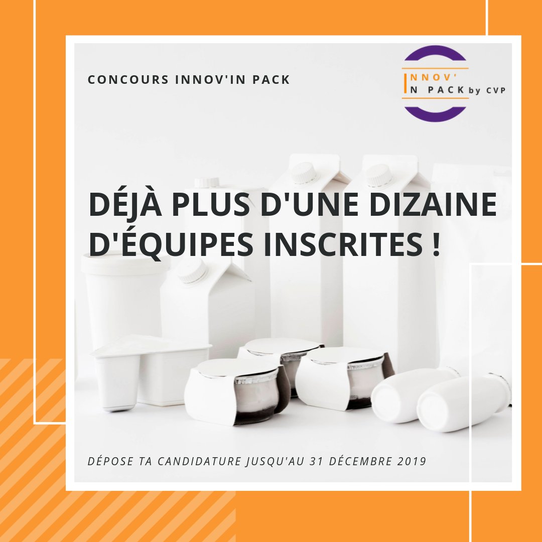 Plus d’une dizaine équipes inscrites à notre #concours #InnovInPack ! Les étudiants ont jusqu’au 31 décembre 2019 pour nous rendre leur projet. Nous avons hâte de les découvrir ! 
<a href="/lille/">LilleMarie</a>-design #packaging #lillemetropole2020 #design