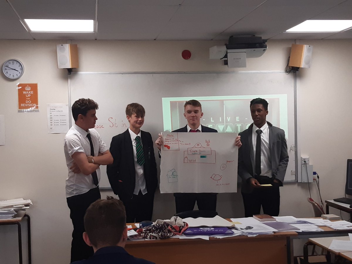 StColumbasEcon's tweet photo. Round 2 some great #SCCform5 presentations this afternoon for their intro to Business A level #SCC6thTaster #SCCEconomics https://t.co/bRsEh47bp4