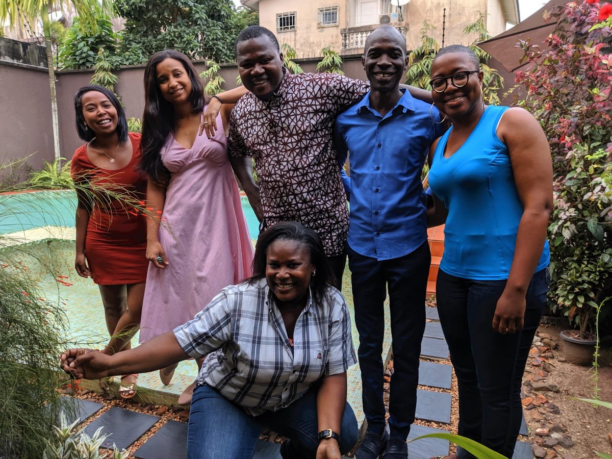 L'aventure #AAF a démarré par une première formation à Abidjan pour 6 des 8 candidats. Joie et bonne humeur étaient au rendez-vous !

#AAuFeminin #CANALPLUSUNIVERSITY #CFI #GALAXIEAFRICA