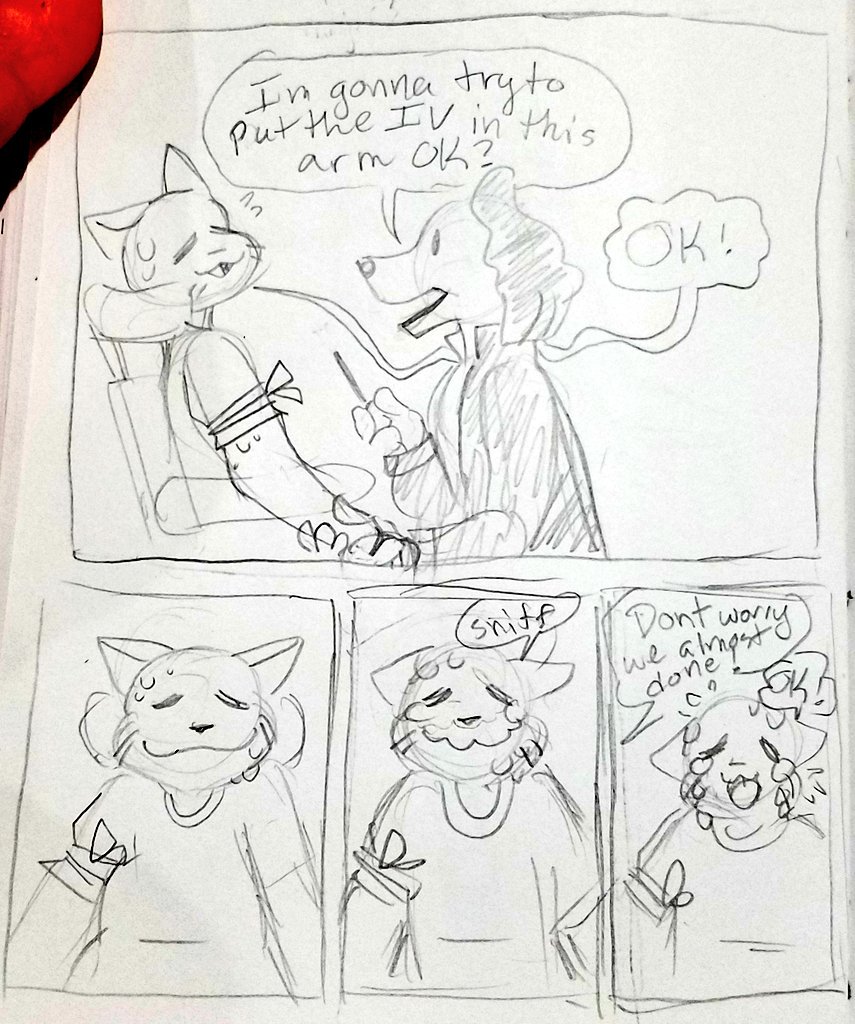 Kattt165's tweet photo. I got my wisdom teeth removed yesterday
#comic #comicart #comicjournal https://t.co/EyRbEeznwb