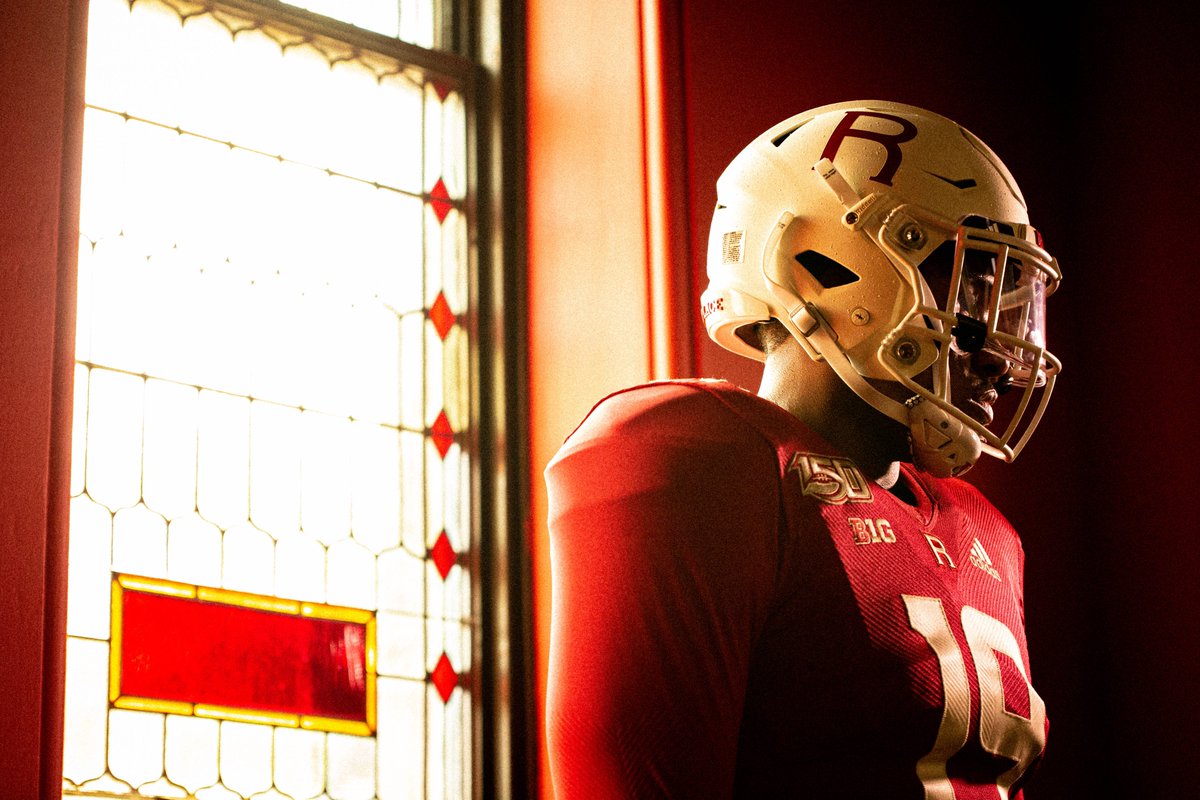 rutgers football long sleeve jersey