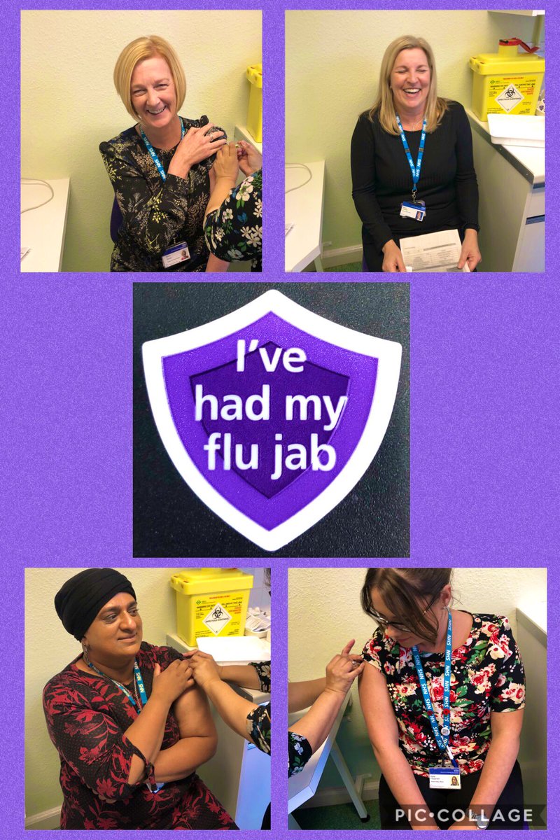UHBPST's tweet photo. Patient Safety Team protecting themselves, their families and patients at UHB. There’s still time! Have you had your flu jab yet? 💉 @uhbtrust @MargaretGarbet6 @simone_hudlin #ProtectUHB @NHSflufighter https://t.co/kDxacu1p7F