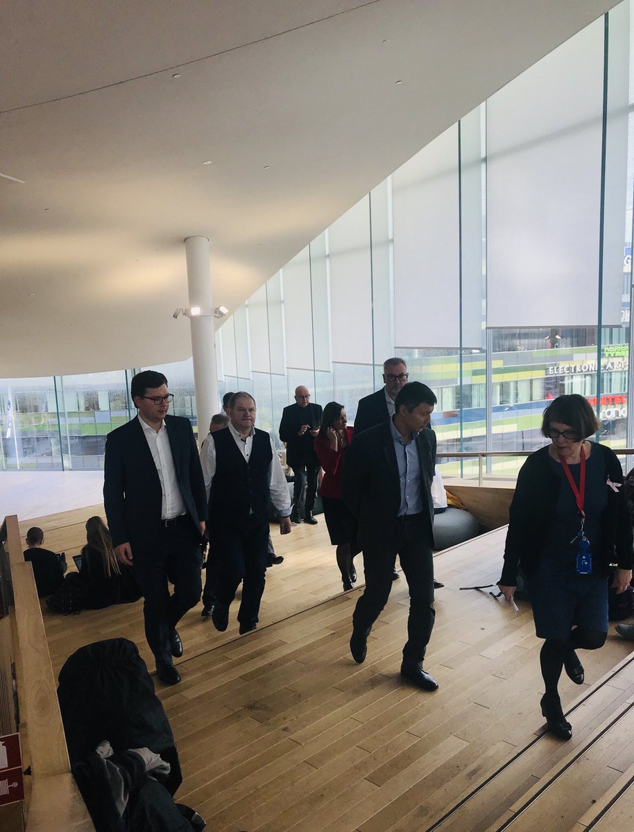 ojappinen's tweet photo. The City Government of #Tallinn visiting @Oodihelsinki and learning about #Helsinki models of governance and decision making from @AnniSinnemaki. Also topics of #opendata and #participationmodel were discussed. #Twincity #HELinternational https://t.co/3gAClUolWz