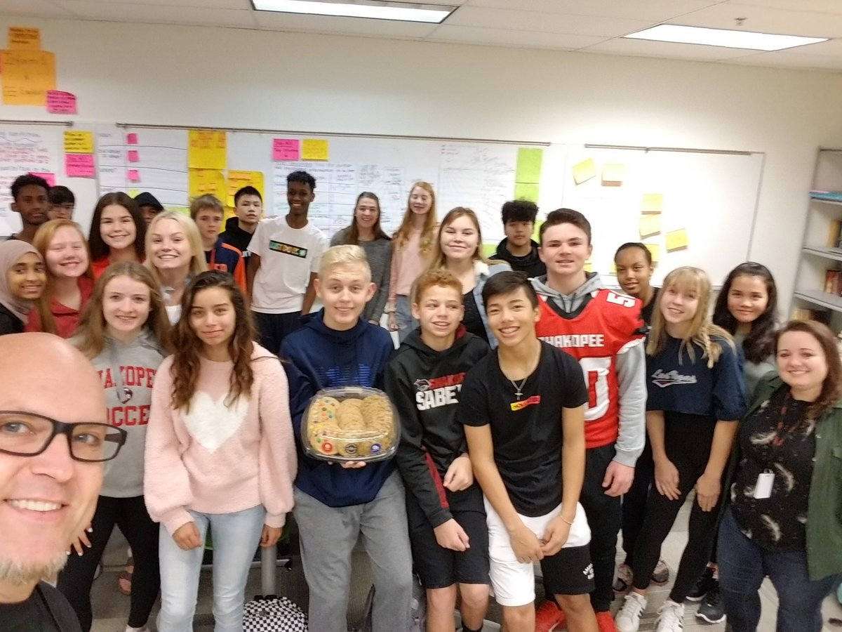 This weeks <a href="/SHS_FreshmanA/">SHS Freshman Academy</a> #EXCEPTIONAL class goes to Miss Benusa's first hour English 9 class.  Because your #educationmatters and your efforts will take you places!  #growthmindset #enjoythecookies