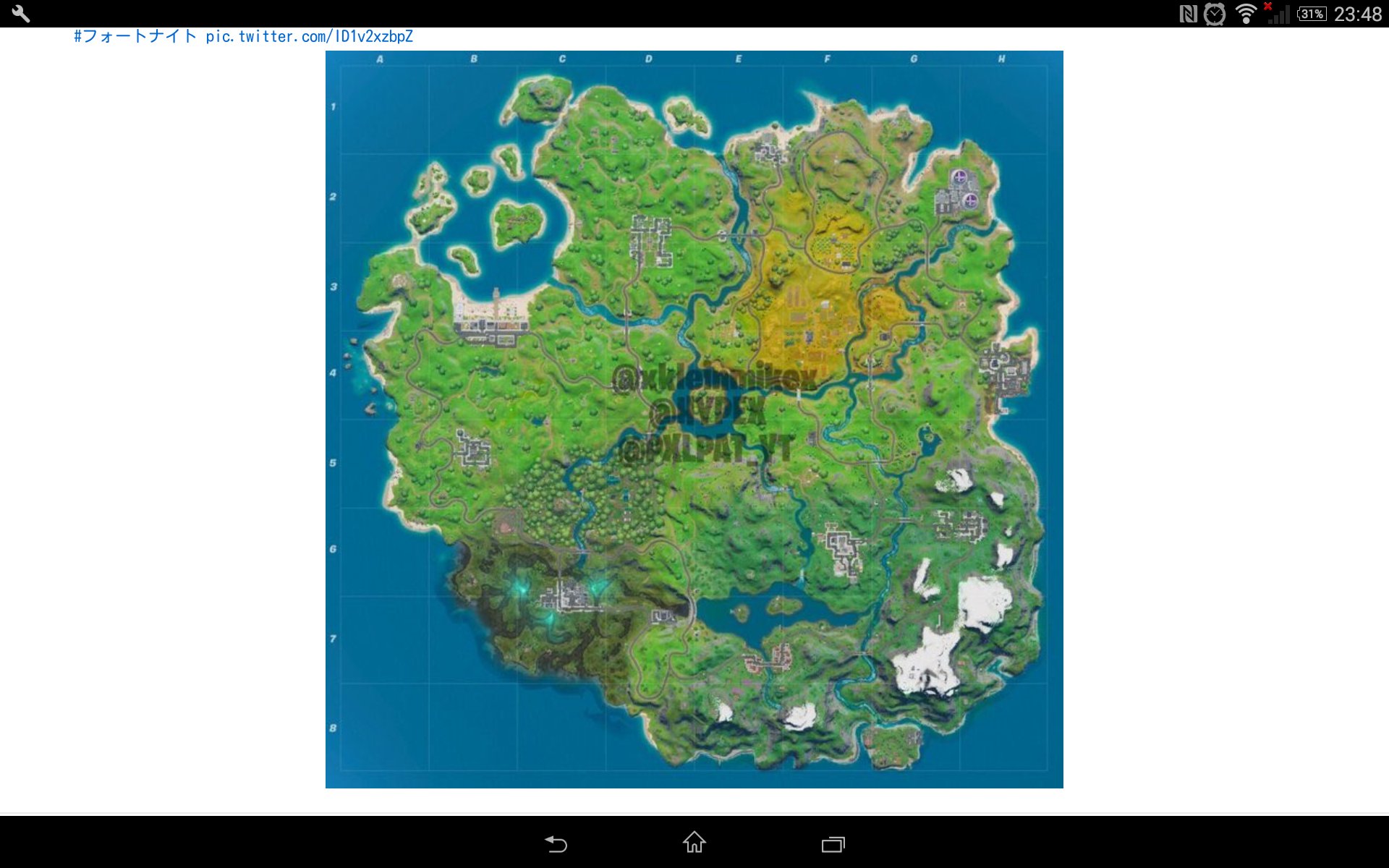 フォートナイトシーズン11の新マップ Twitter Search Twitter