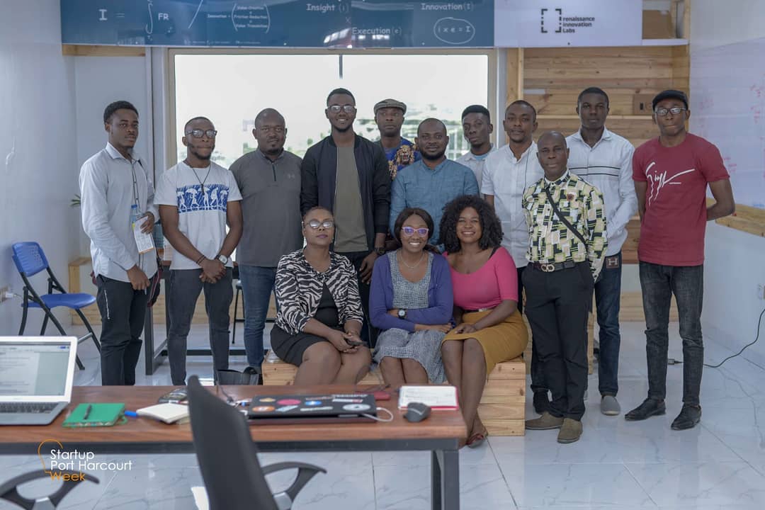 startupphweek's tweet photo. Yesterday we visited Renaissance Innovation Labs, Institute of Technology, located at No 1 Kabbo Close, Suite M12, 3rd Floor Mattano Complex, G.U Ake New Airport Road, Eliozu, Port Harcourt.

#Oil2Tech #TheFutureIsTech #StartupPortHarcourt #RenaissanceInnovationLabs https://t.co/FFGzqKNOMZ