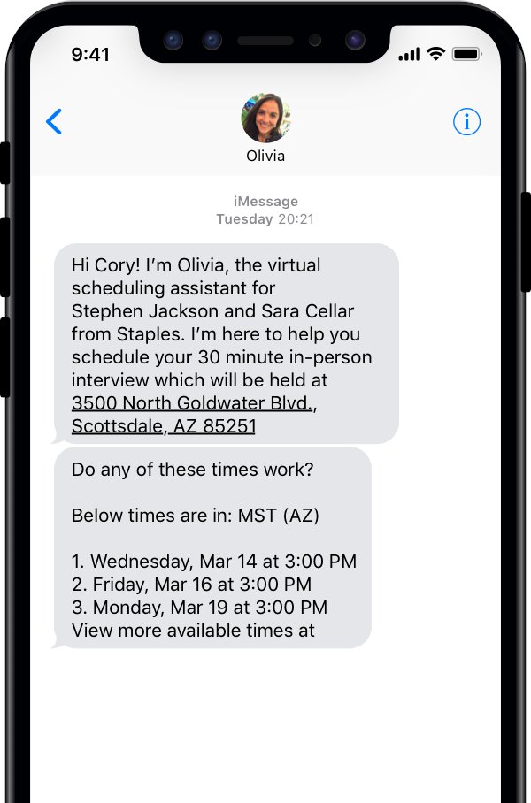 Olivia can be scheduling your interviews for you right now. Learn how Olivia is helping recruiters knock one more thing off their to-do list. ✅ paradox.ai/interview-sche…