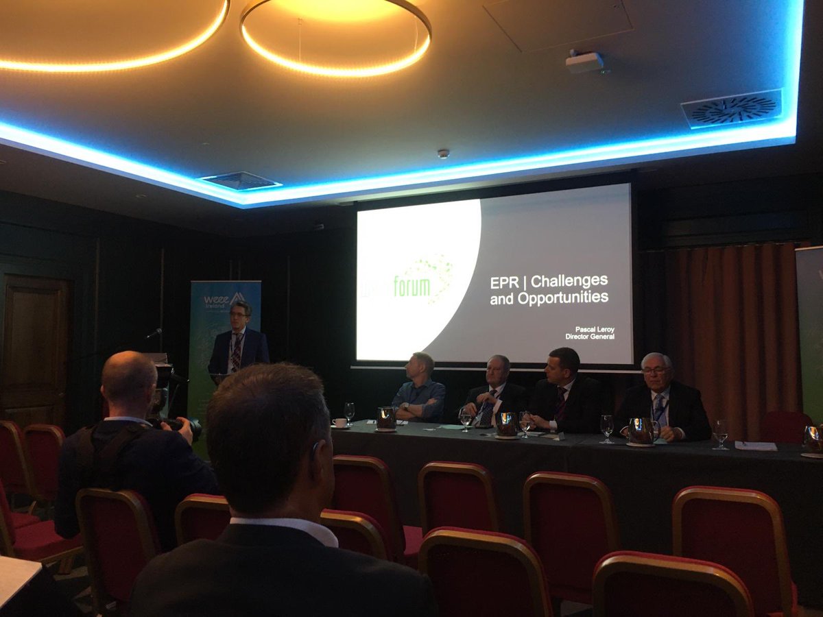 Thanks to <a href="/WEEEIreland/">WEEE Ireland</a> for a great members seminar this morning, discussing #ewaste and the #circulareconomy. Interesting presentations from Michael McCarthy from Irish Solar Energy Association, <a href="/ForumWeee/">WEEE Forum</a>’s @PascalNJLeroy and Mark Hilton from <a href="/Eunomia_RandC/">Eunomia Research & Consulting</a>