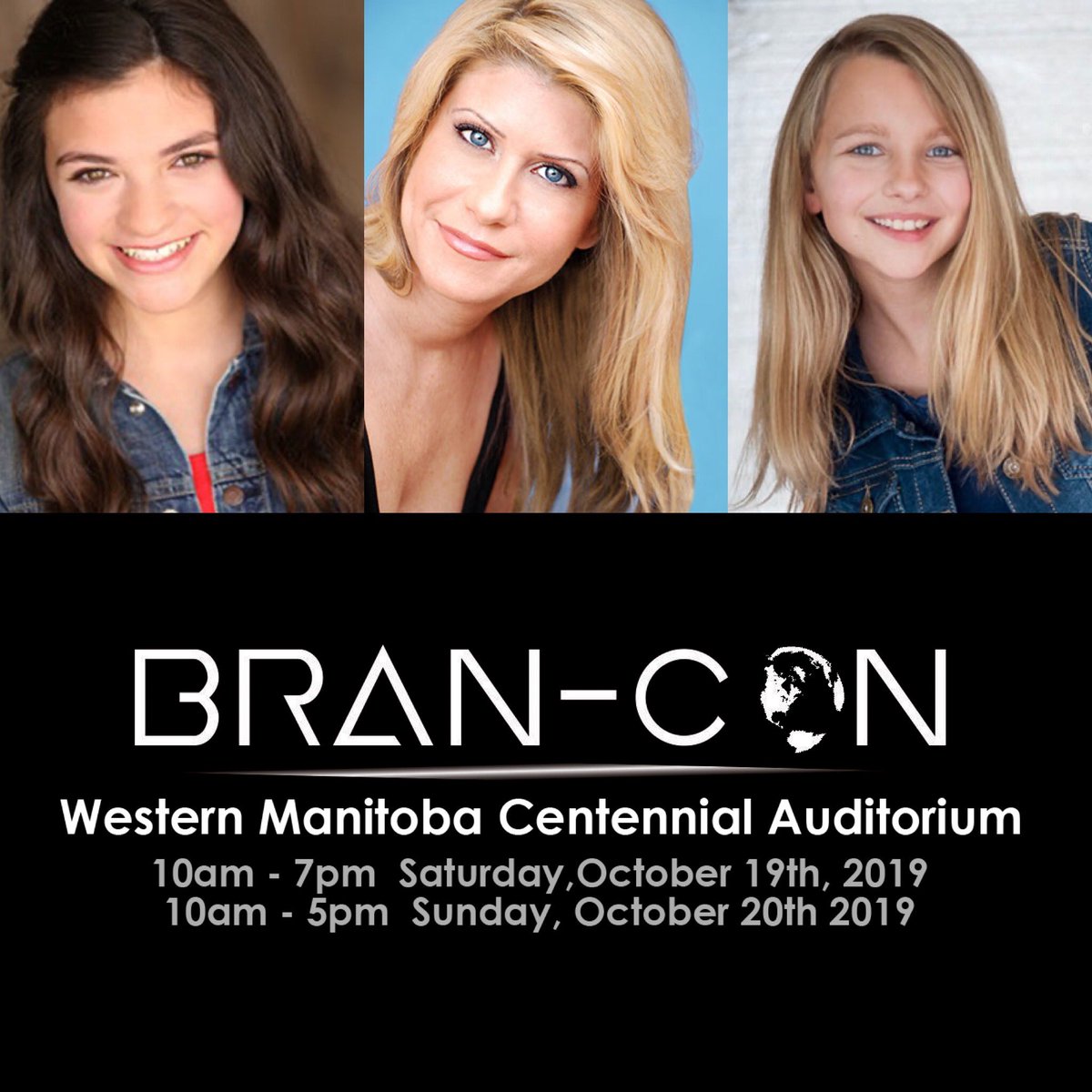 coolwatersprods's tweet photo. Headed to @brancon2019 this weekend with the incredible @KatCressida, @EvaBellaK & @LivStubenrauch! Come meet these stars of #Frozen, #TheHauntedMansion & many more! #BranCon https://t.co/gOs6jpcALv