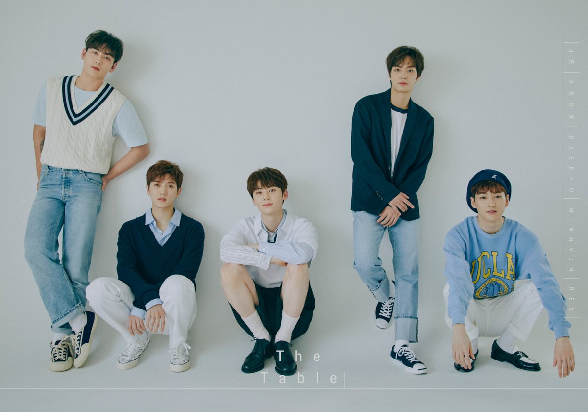 NU'EST 7TH MINI ALBUM 'The Table' OFFICIAL PHOTO Forenoon Ver.
#뉴이스트_JR_Aron_백호_민현_렌 
#뉴이스트 #NUEST #The_Table #LOVE_ME
#20191021_6PM