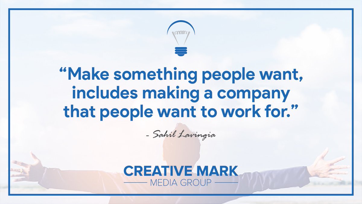 CreativeMarkmg's tweet photo. A great advice on Building Brand by Sahil Lavingia. #TuesdayThoughts #Brand #brandbuilding
#creativemarkmg #designagency https://t.co/LOyYm09eF2