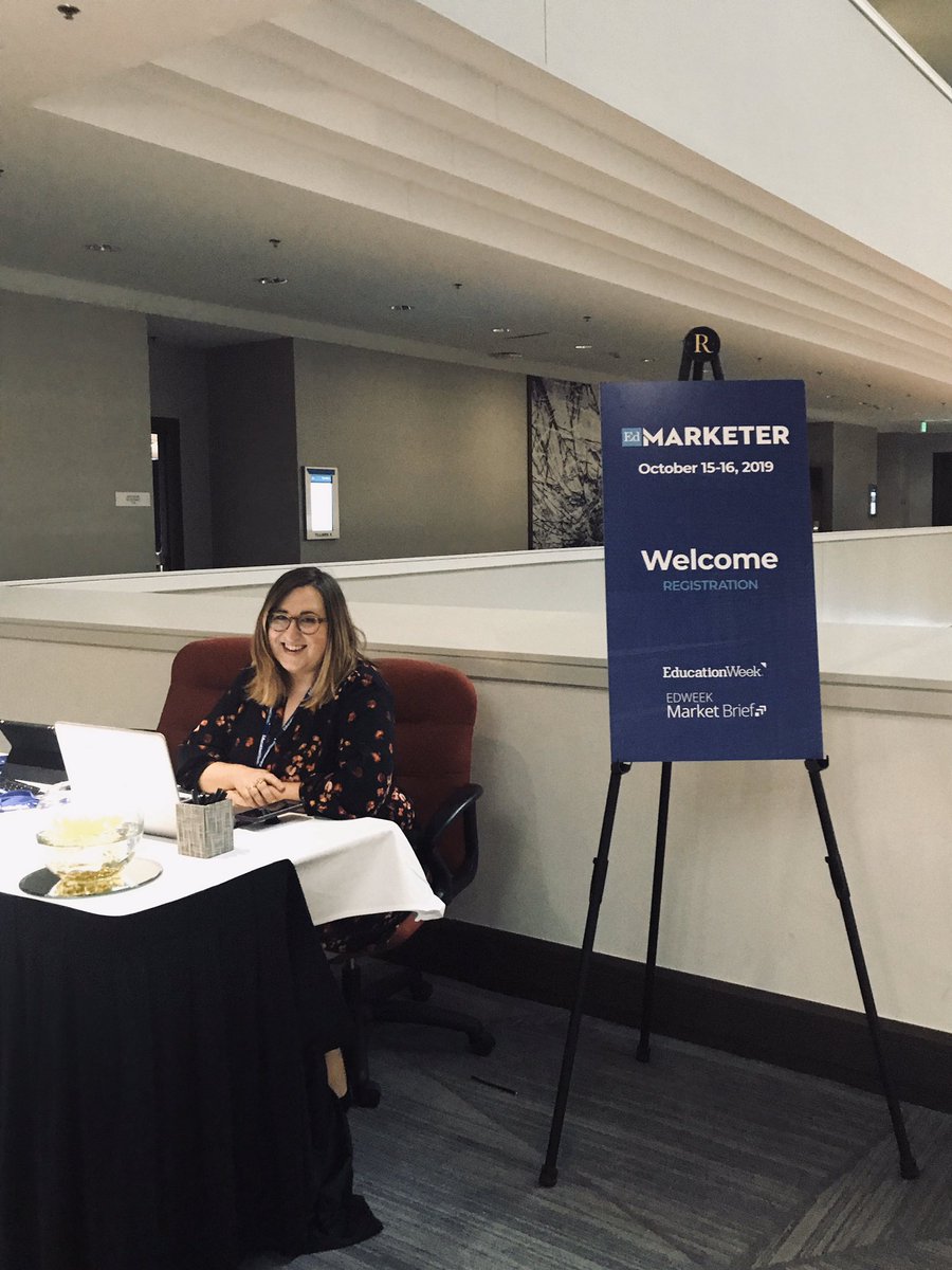 Welcome to #EdMarketer! We‘ll be sharing quotes, key takeaways and more from Denver so follow along and join the conversation using the hashtag.