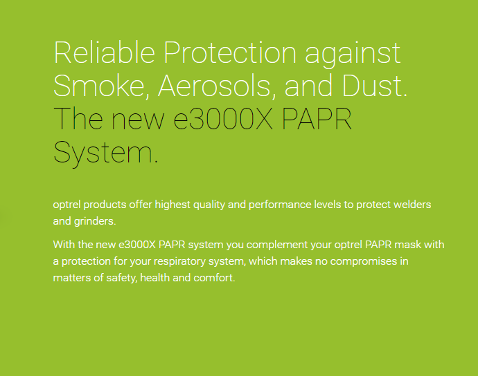 IFL_Welders's tweet image. The @optrel upgraded E3000X PAPR Pack - the highest class (TH3) of protection from respirable particles (smoke, aerosol, and dust)